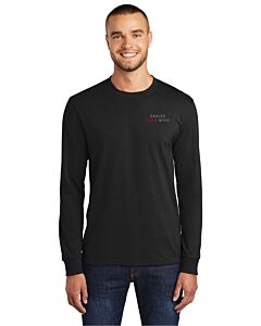 Port & Company® Long Sleeve Core Blend Tee - 2 Location Imprint - Talk in Circles Logo