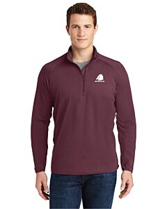 Sport-Tek® Sport-Wick® Stretch 1/4-Zip Pullover - Embroidery - Morningside Elementary Eagles Logo